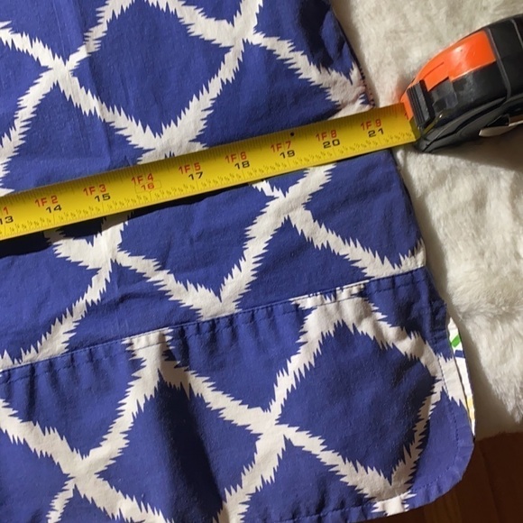 Tizzie Blue & White Tunic Top/Shirt Size Med - Picture 14 of 14
